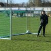 Voetbaldoeltjes model KD-PRO 2 Onze kanteldribbelvoetbaldoeltjes bij het G-team van FC Groningen in de 3 x 1.5m stand.